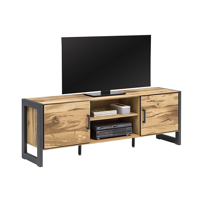 duża komoda RTV w loftowym stylu