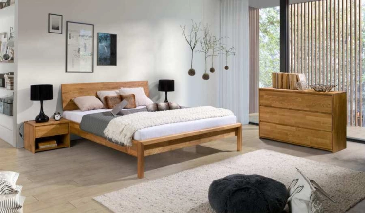 klasyczna szafka dębowa do sypialni