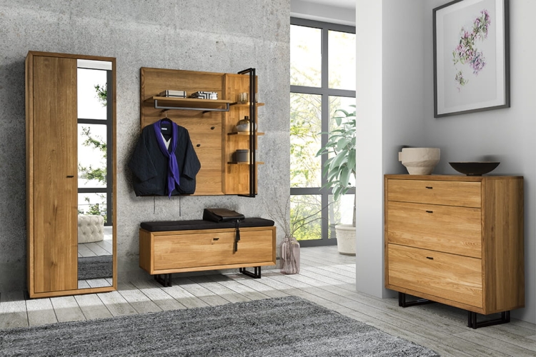 przedpokojowe meble z dębu