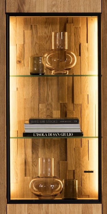 vivo wąska dębowa witryna