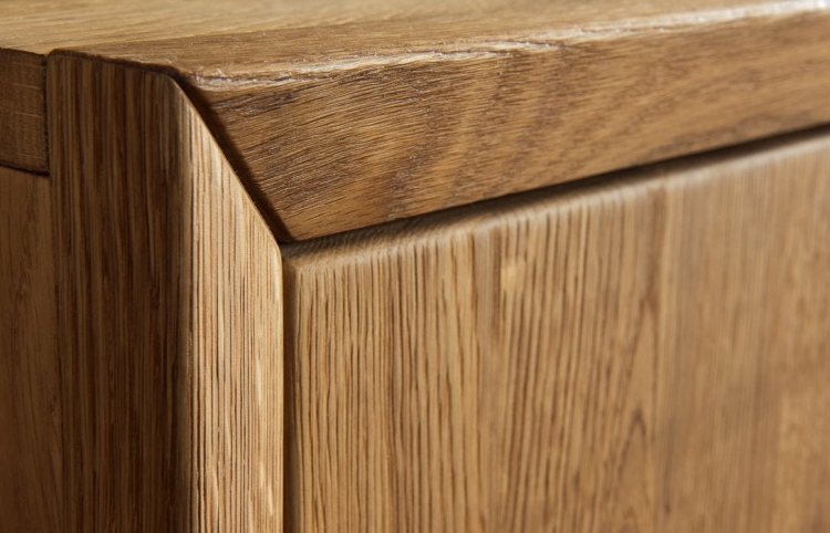 dębowe elementy do półki z kolekcji Vivo