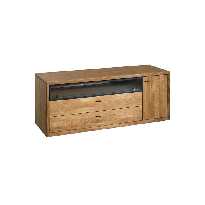 komoda tv dębowa vivo mała
