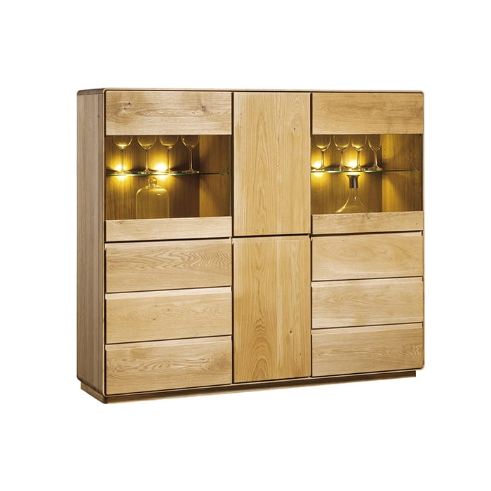 duży kredens Altea dębowy w naturalnym olejowaniu