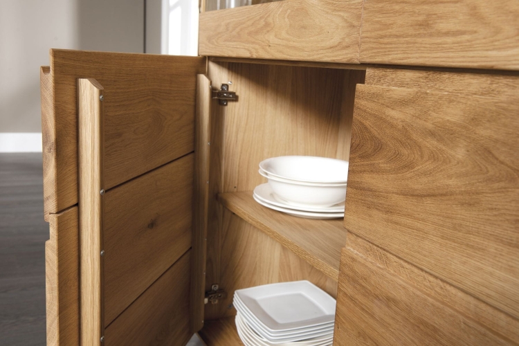 pojemny kredens duży z kolekcji dębowych mebli Altea