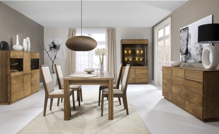 Krzesło dębowe drewniane olejowane na kolor palony Altea