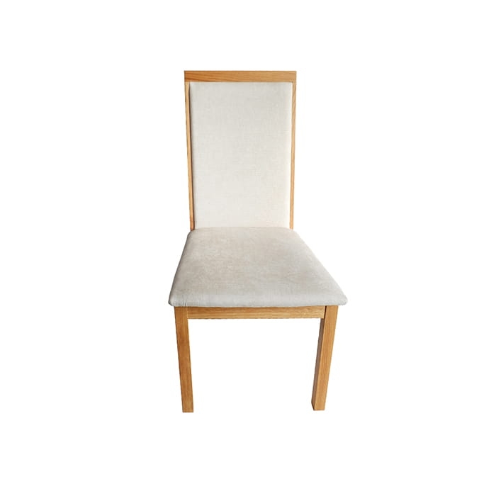 Tapicerowane dębowe krzesło do jadalni Altea