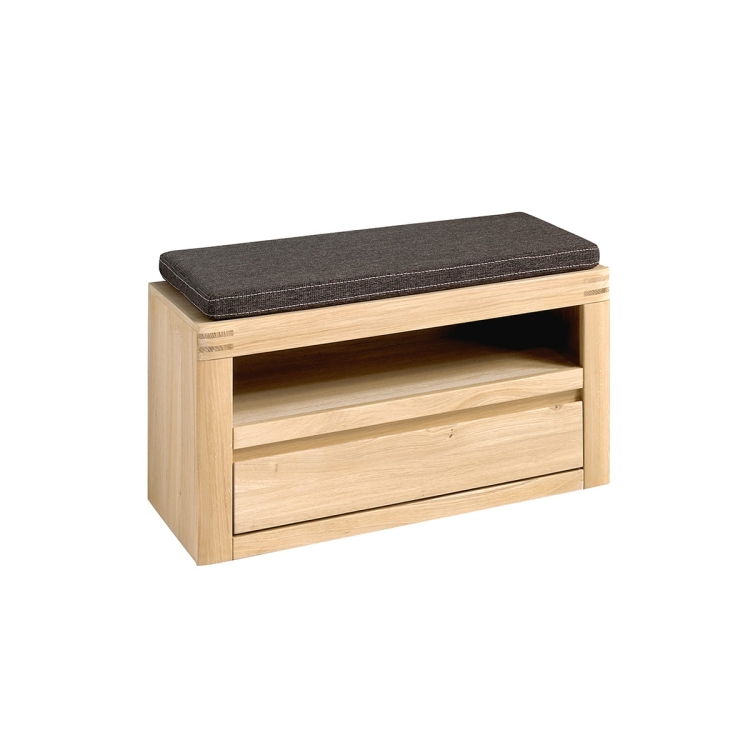 dębowy mebel do przedpokoju Milo bianco