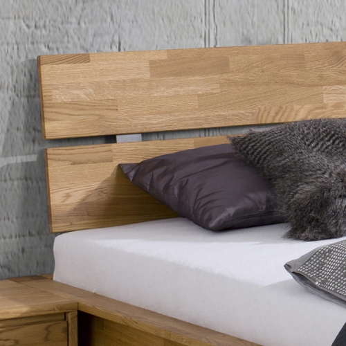 dzielony zagłówek do łóżka dębowego
