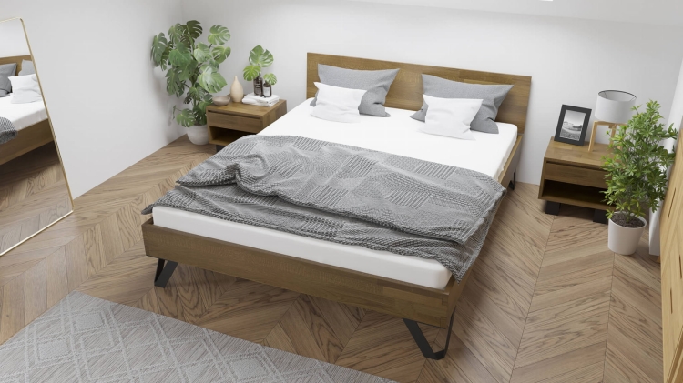 do sypialni łóżko dębowe w kolorze orzecha.jpg