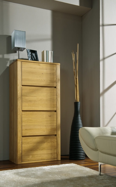 wąska debowa komoda Orlean do przedpokoju.jpg