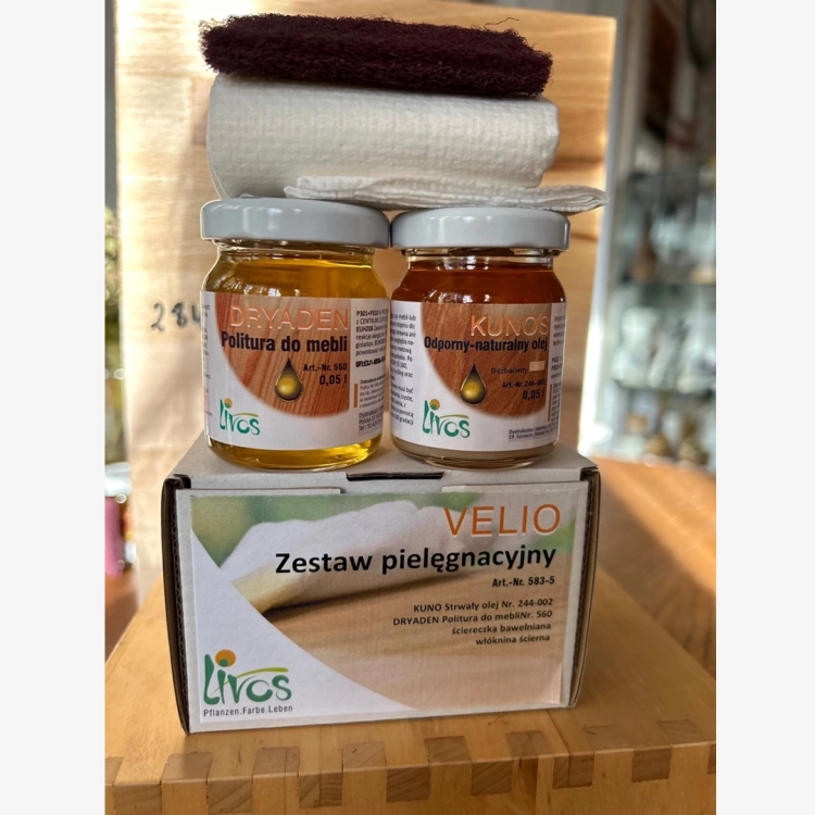 olej i wosk do pielęgnacji mebli dębowych