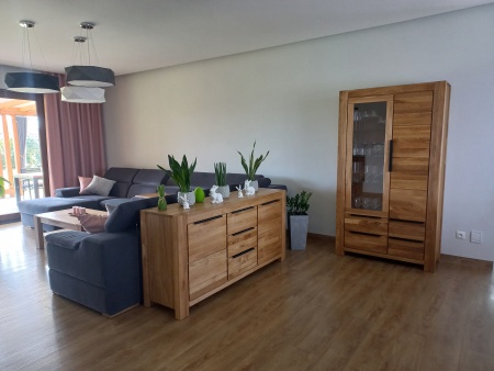 salon dębowych mebli